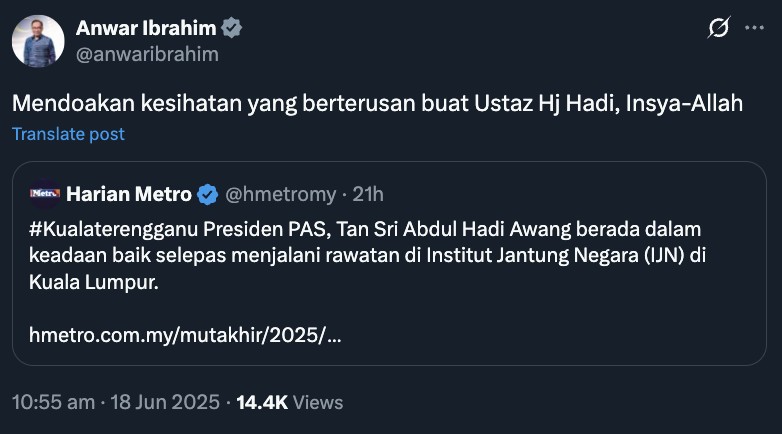 Mendoakan kesihatan